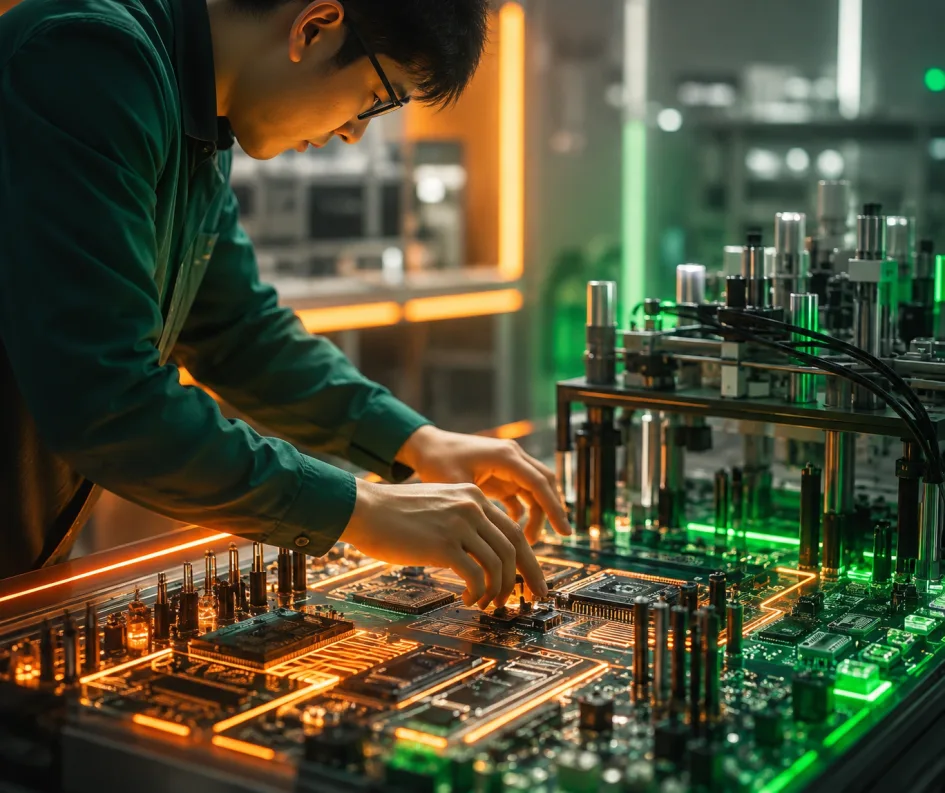 Electronic product engineering work